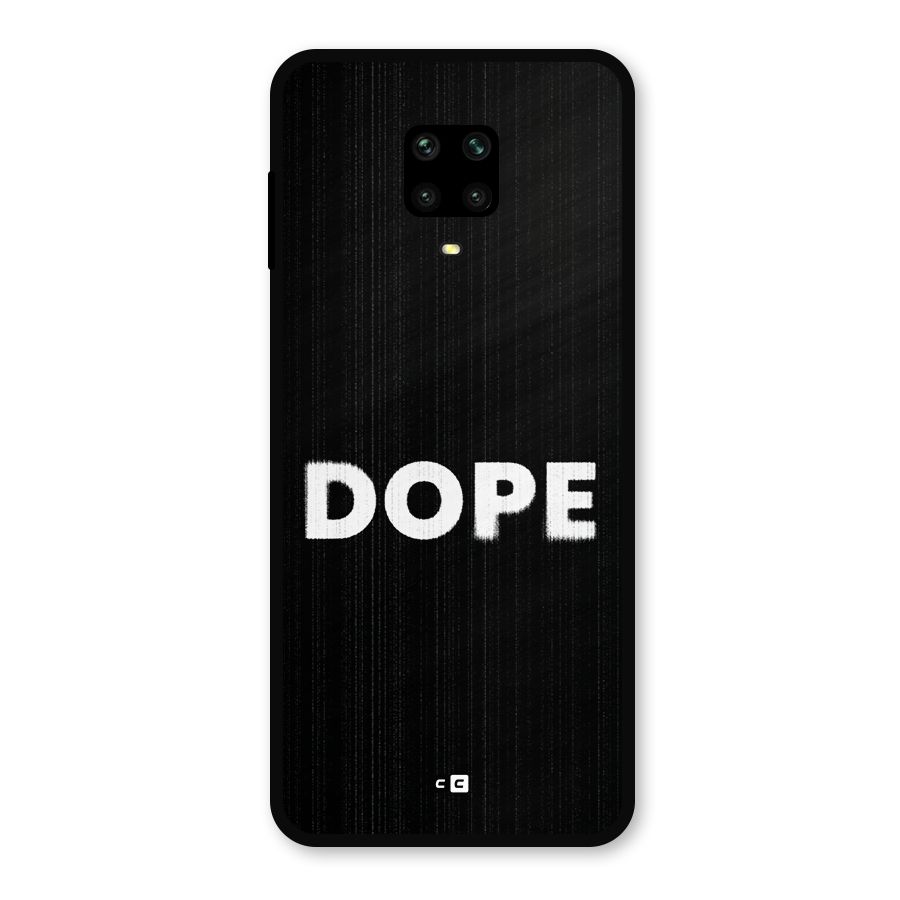 Sense Alert Metal Back Case for Redmi Note 9 Pro