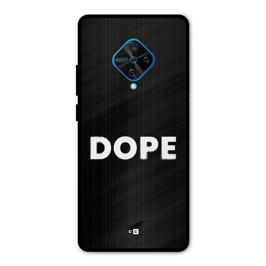 Sense Alert Metal Back Case for Vivo S1 Pro
