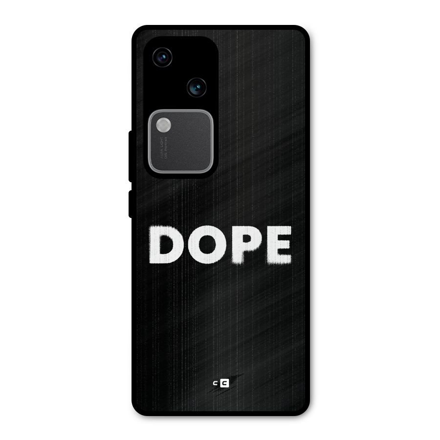 Sense Alert Metal Back Case for Vivo V30 Pro