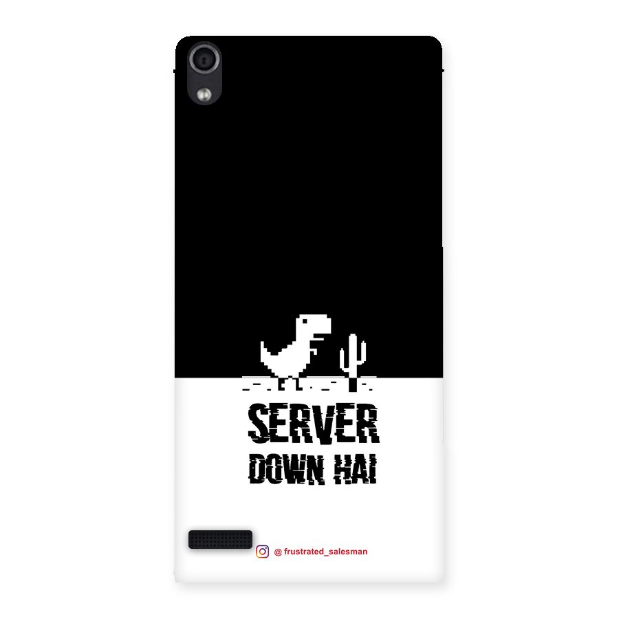 Server Down Hai Black Back Case for Ascend P6