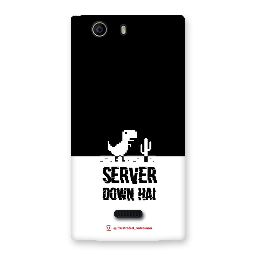 Server Down Hai Black Back Case for Canvas Nitro 2 E311