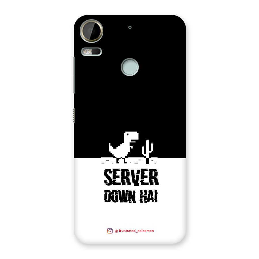 Server Down Hai Black Back Case for Desire 10 Pro