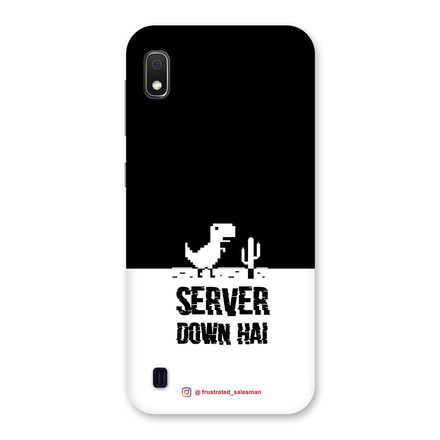 Server Down Hai Black Back Case for Galaxy A10