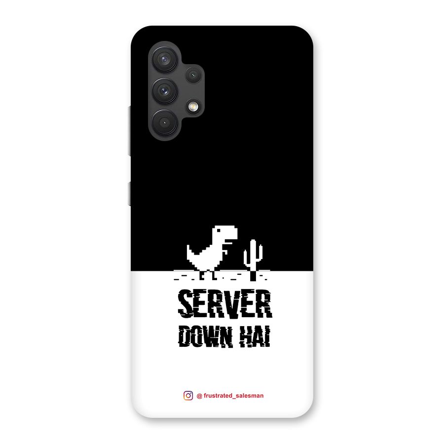 Server Down Hai Black Back Case for Galaxy A32