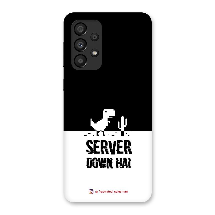 Server Down Hai Black Back Case for Galaxy A33 5G