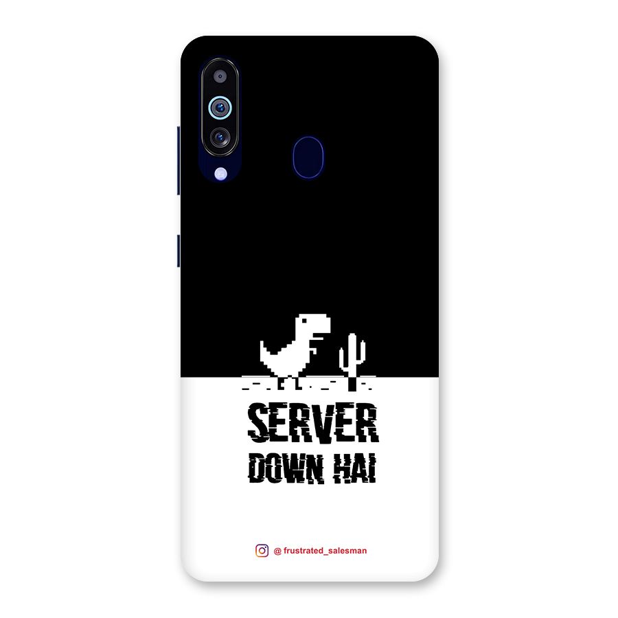 Server Down Hai Black Back Case for Galaxy A60