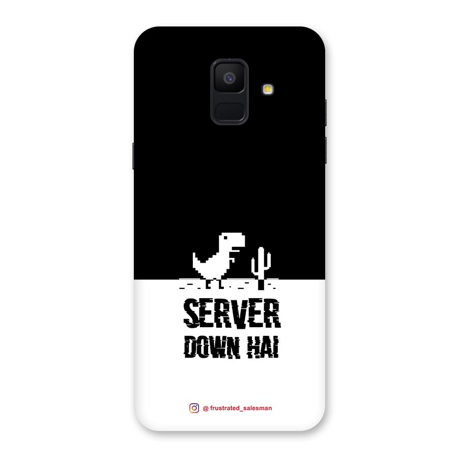 Server Down Hai Black Back Case for Galaxy A6 (2018)