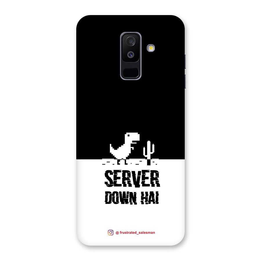 Server Down Hai Black Back Case for Galaxy A6 Plus