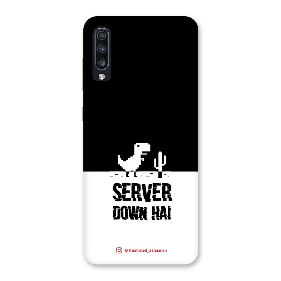 Server Down Hai Black Back Case for Galaxy A70