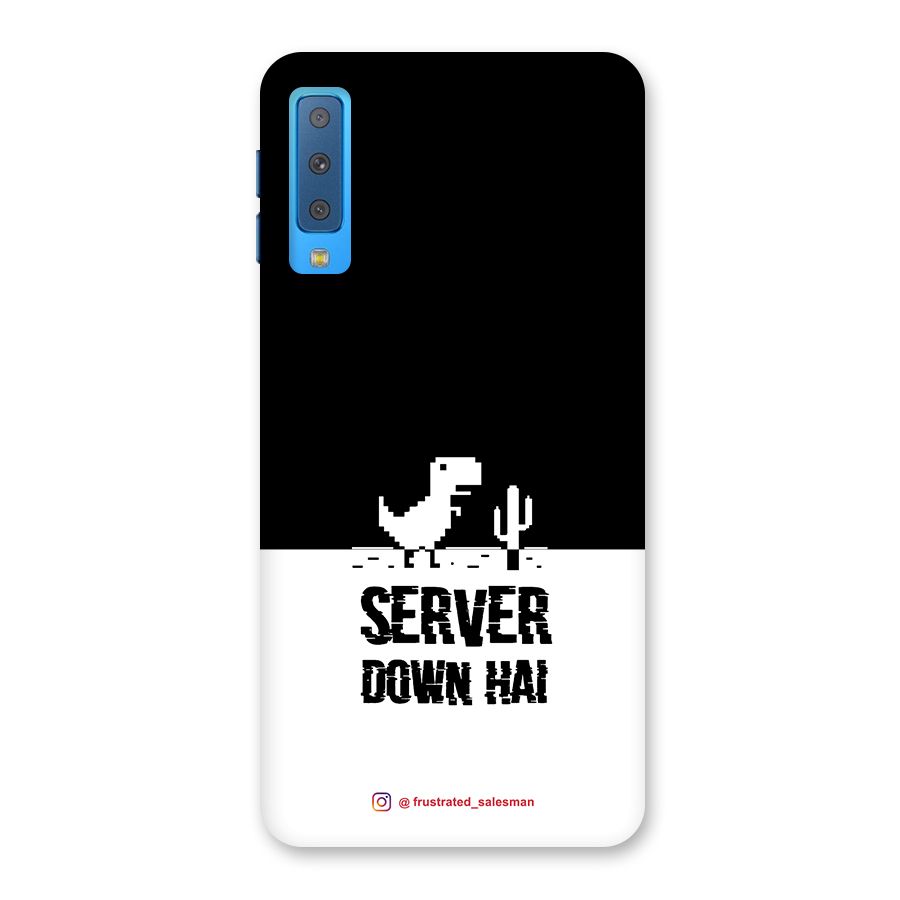 Server Down Hai Black Back Case for Galaxy A7 (2018)
