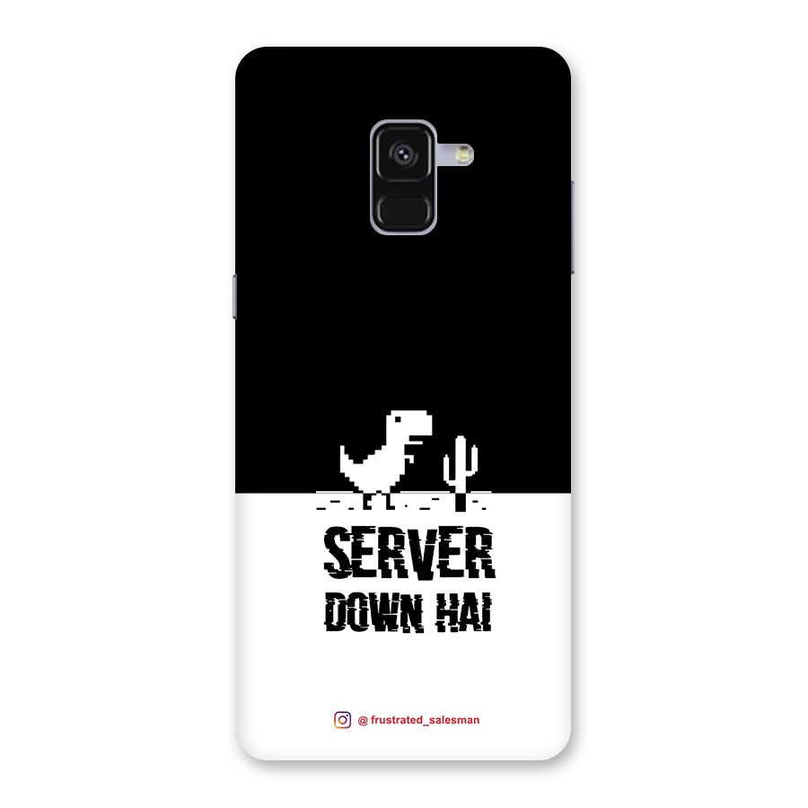 Server Down Hai Black Back Case for Galaxy A8 Plus