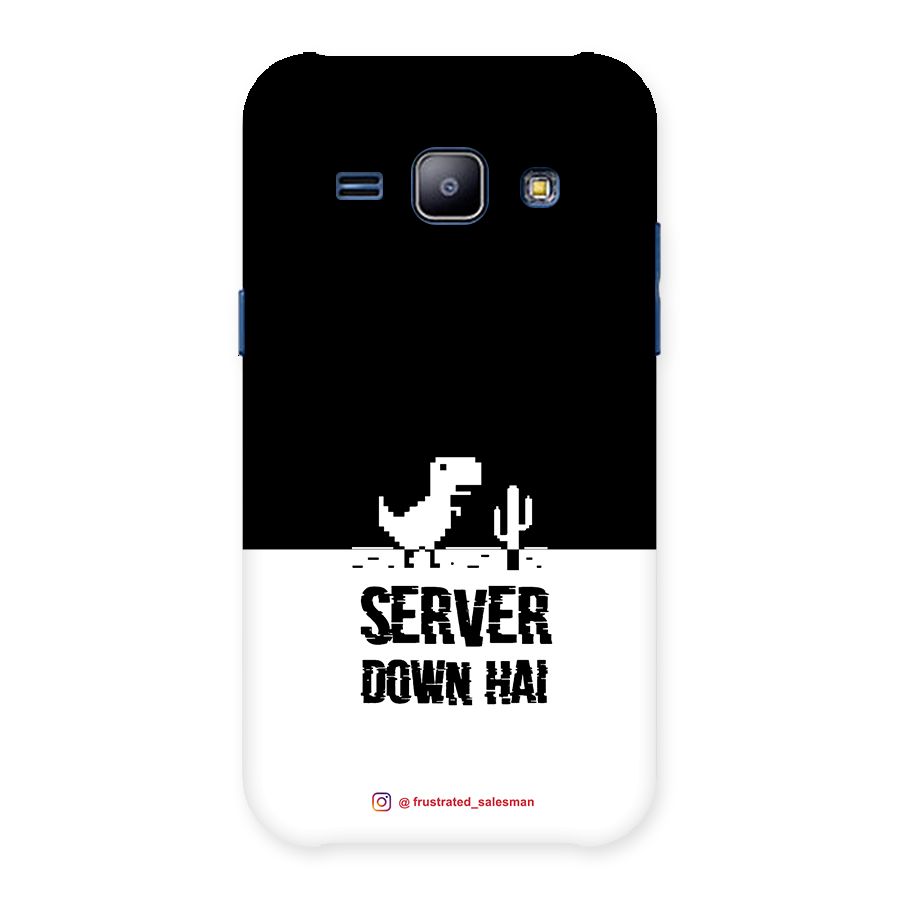 Server Down Hai Black Back Case for Galaxy J1