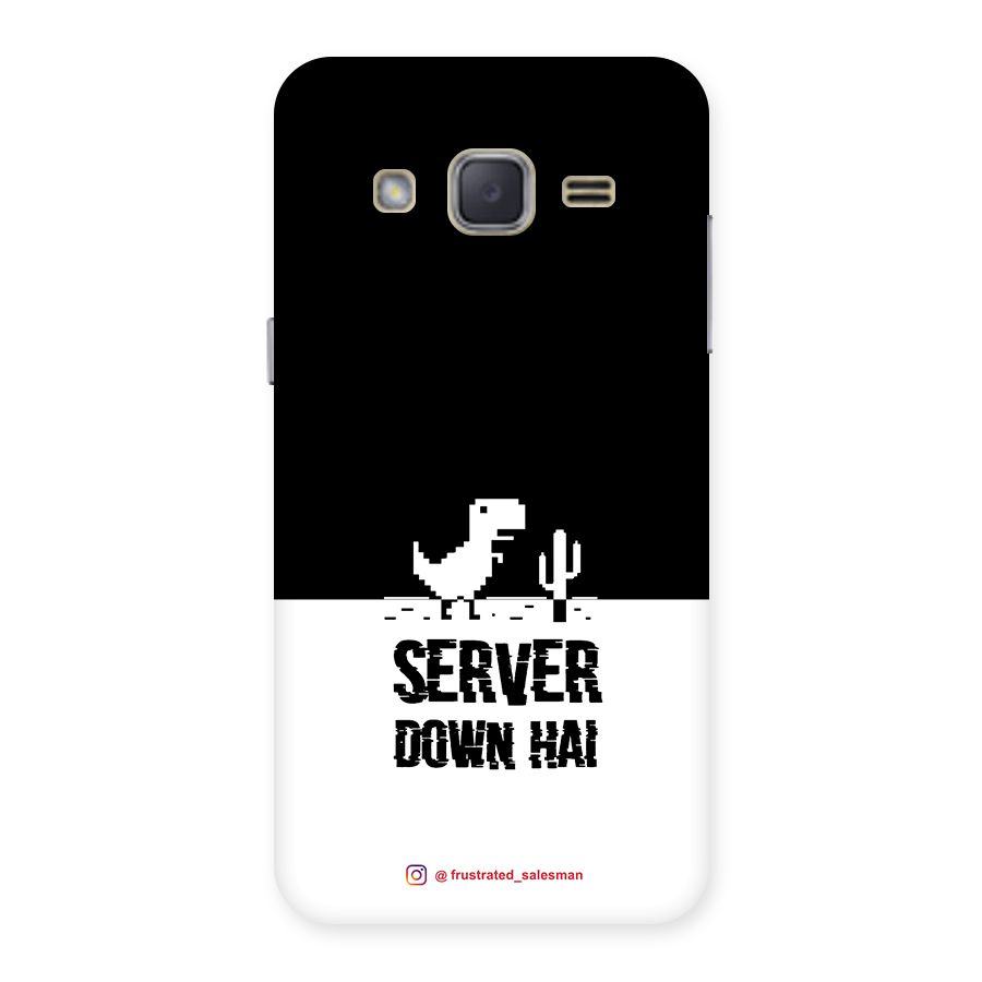 Server Down Hai Black Back Case for Galaxy J2