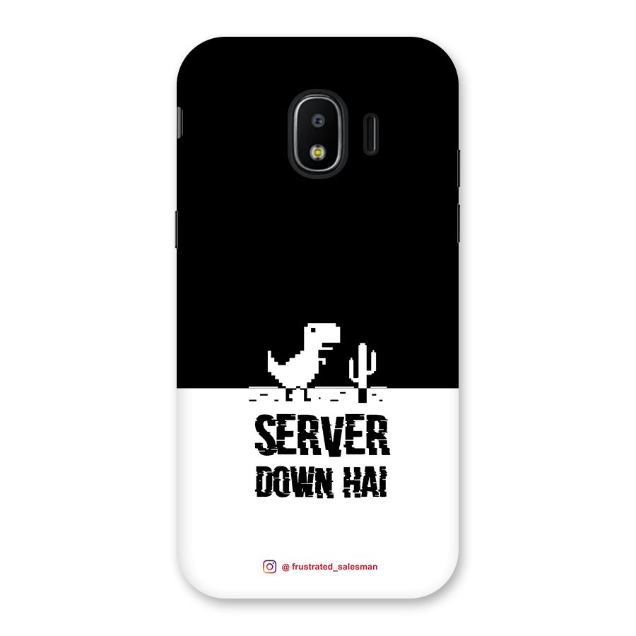 Server Down Hai Black Back Case for Galaxy J2 Pro 2018