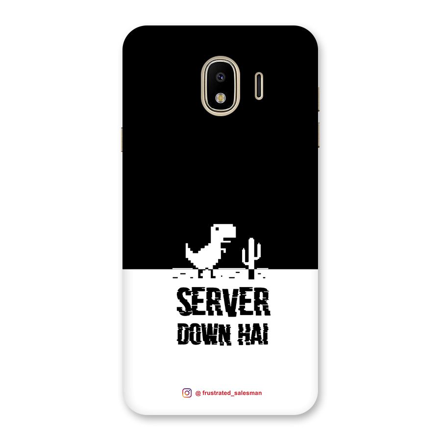 Server Down Hai Black Back Case for Galaxy J4