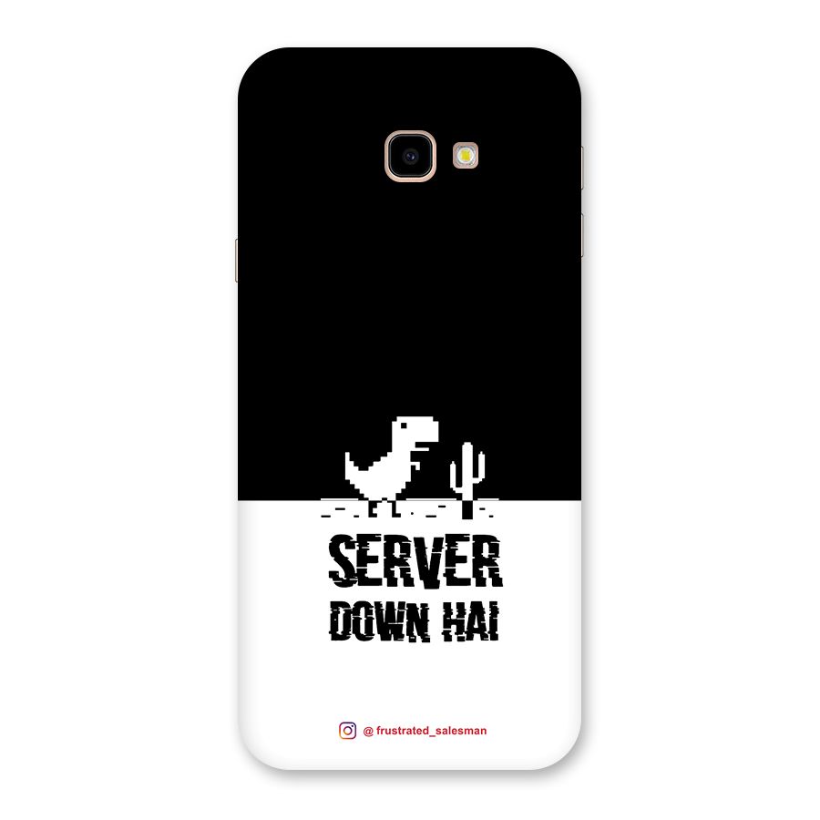 Server Down Hai Black Back Case for Galaxy J4 Plus