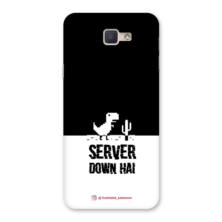 Server Down Hai Black Back Case for Galaxy J5 Prime