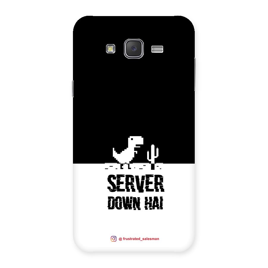 Server Down Hai Black Back Case for Galaxy J7