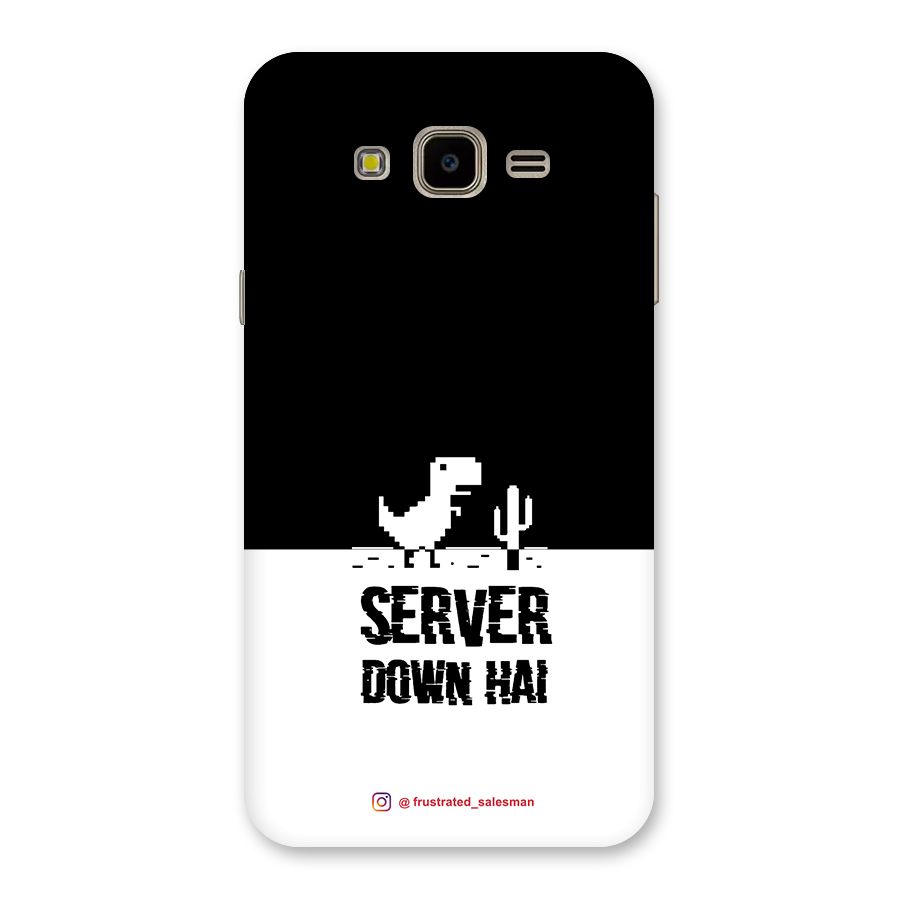 Server Down Hai Black Back Case for Galaxy J7 Nxt