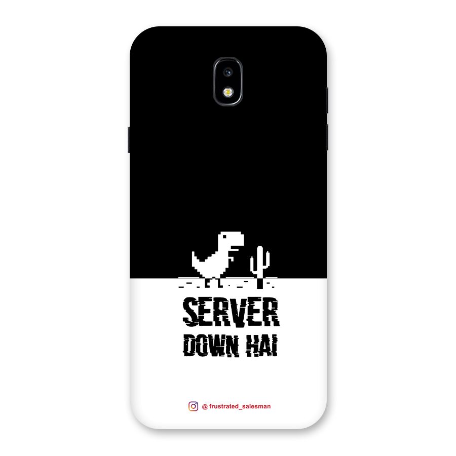 Server Down Hai Black Back Case for Galaxy J7 Pro