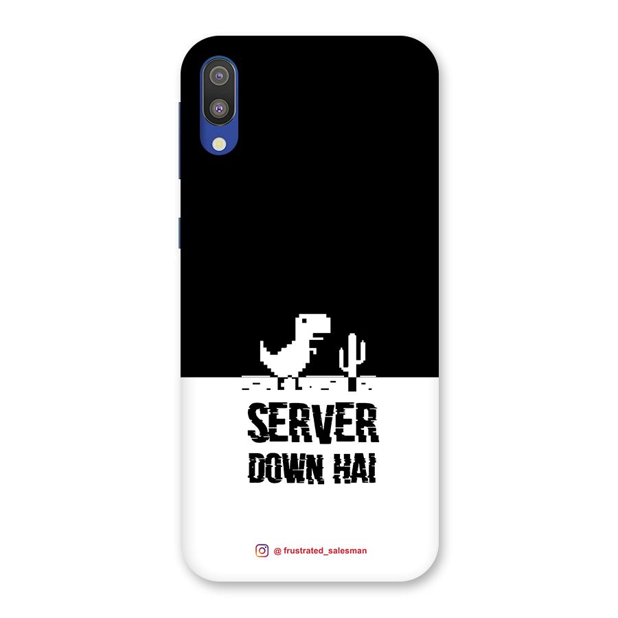 Server Down Hai Black Back Case for Galaxy M10