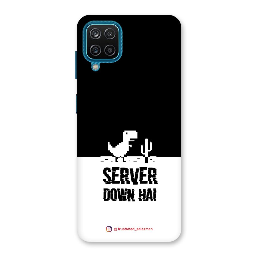 Server Down Hai Black Back Case for Galaxy M12