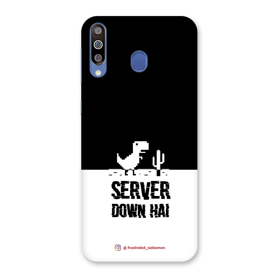 Server Down Hai Black Back Case for Galaxy M30