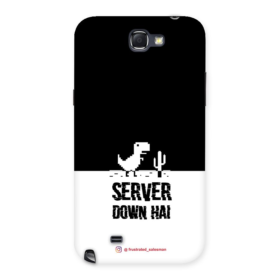 Server Down Hai Black Back Case for Galaxy Note 2