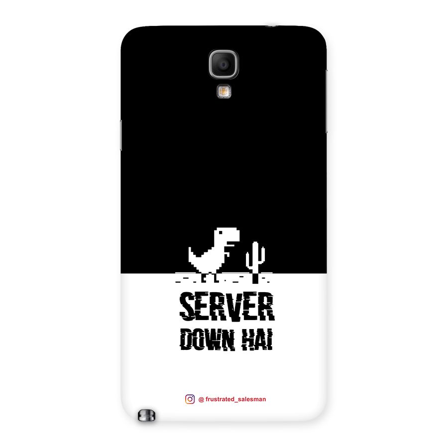 Server Down Hai Black Back Case for Galaxy Note 3 Neo
