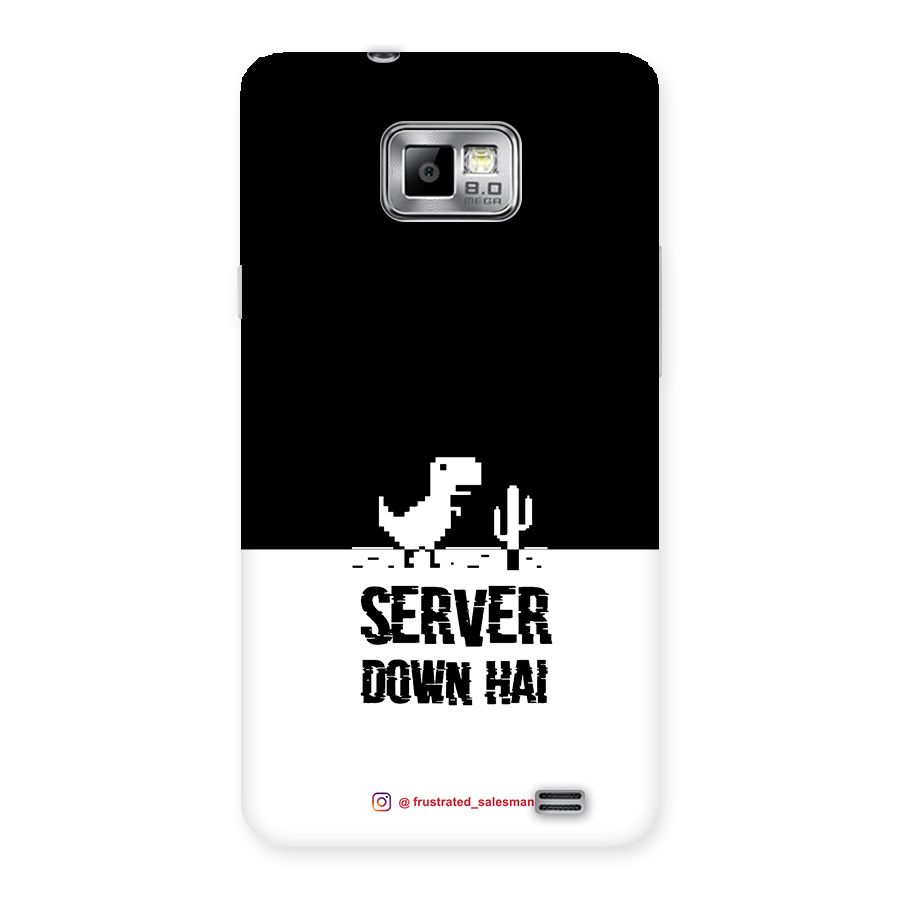 Server Down Hai Black Back Case for Galaxy S2