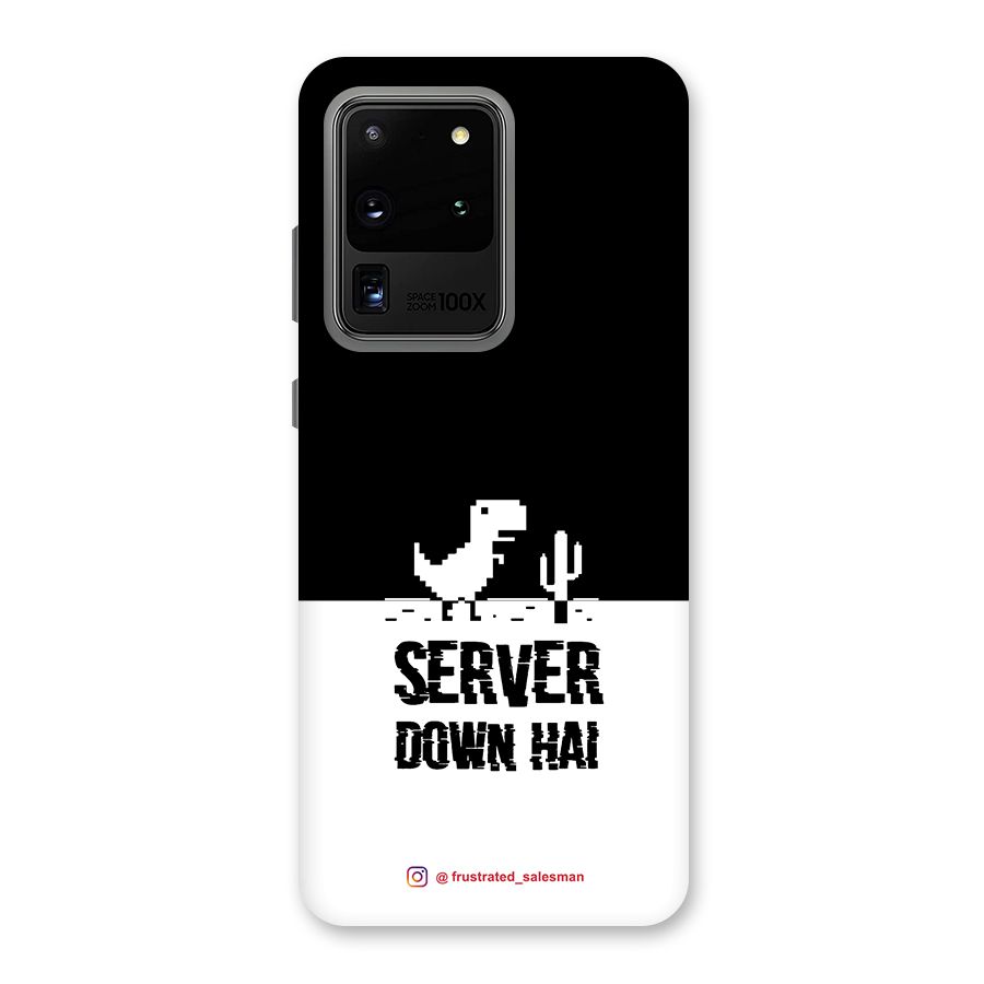 Server Down Hai Black Back Case for Galaxy S20 Ultra