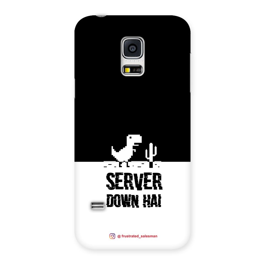 Server Down Hai Black Back Case for Galaxy S5 Mini