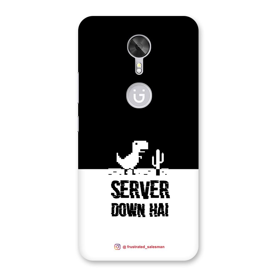 Server Down Hai Black Back Case for Gionee A1