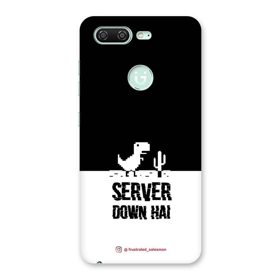 Server Down Hai Black Back Case for Gionee S10