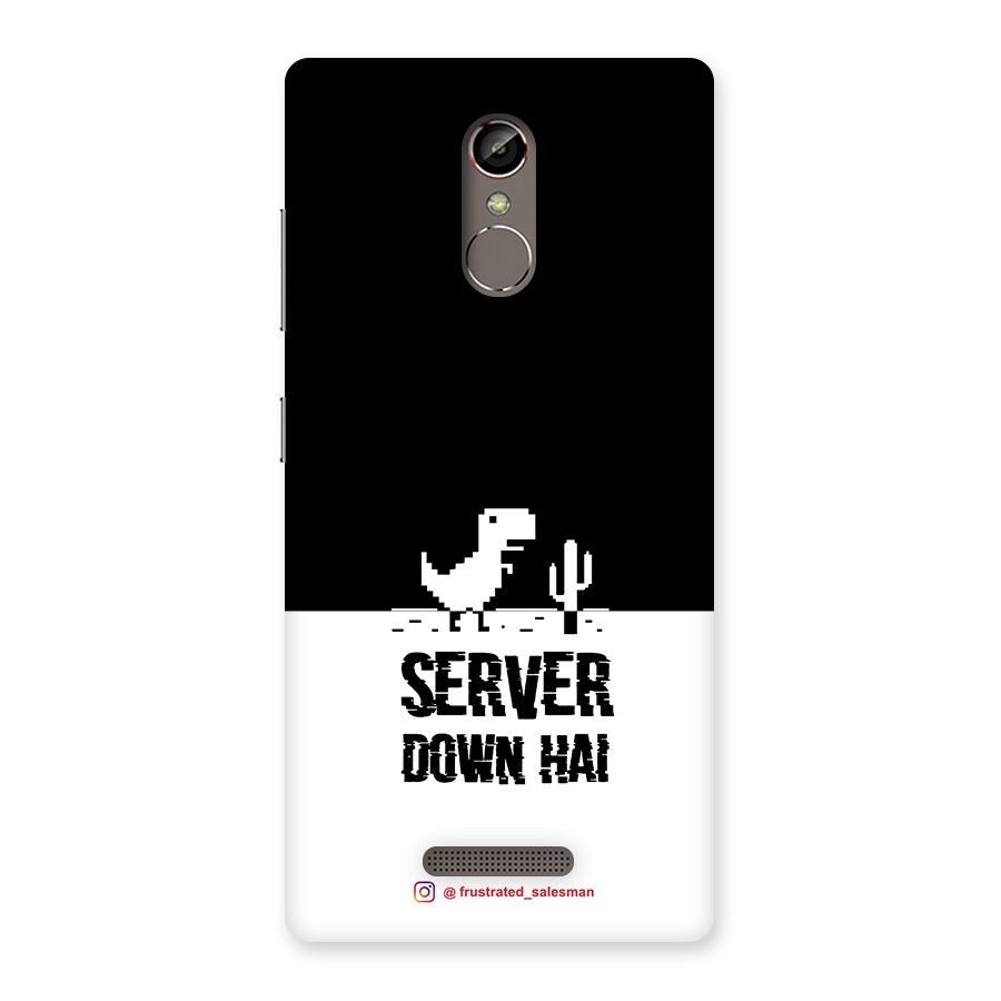 Server Down Hai Black Back Case for Gionee S6s