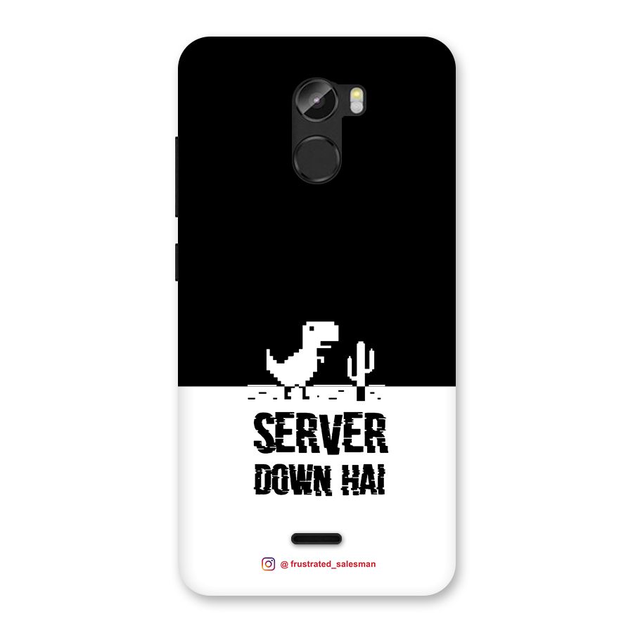 Server Down Hai Black Back Case for Gionee X1