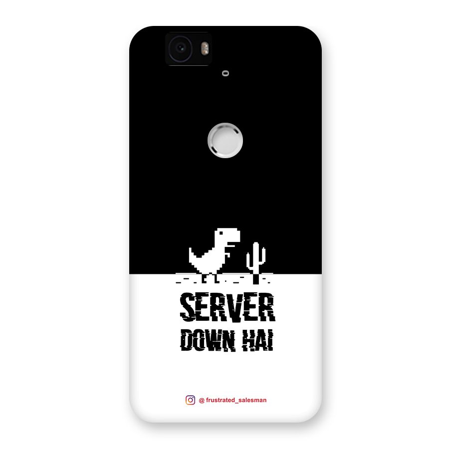 Server Down Hai Black Back Case for Google Nexus-6P