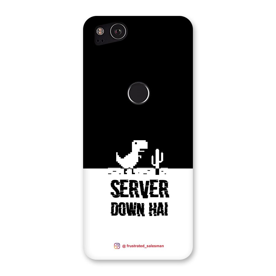 Server Down Hai Black Back Case for Google Pixel 2