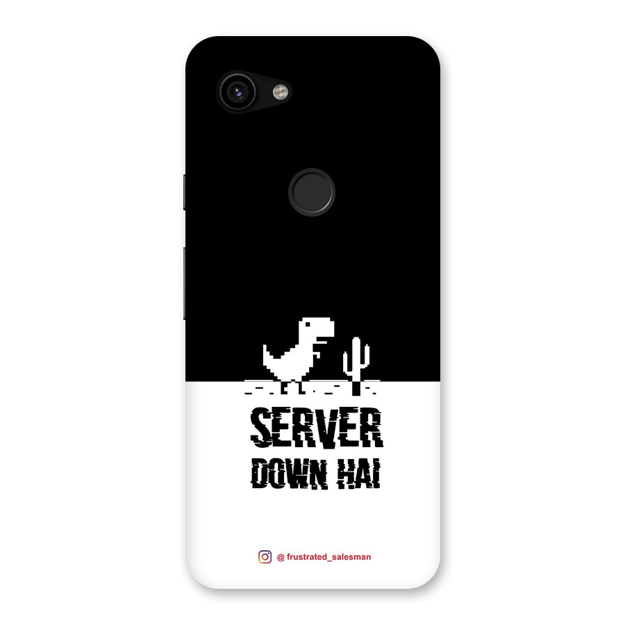 Server Down Hai Black Back Case for Google Pixel 3a