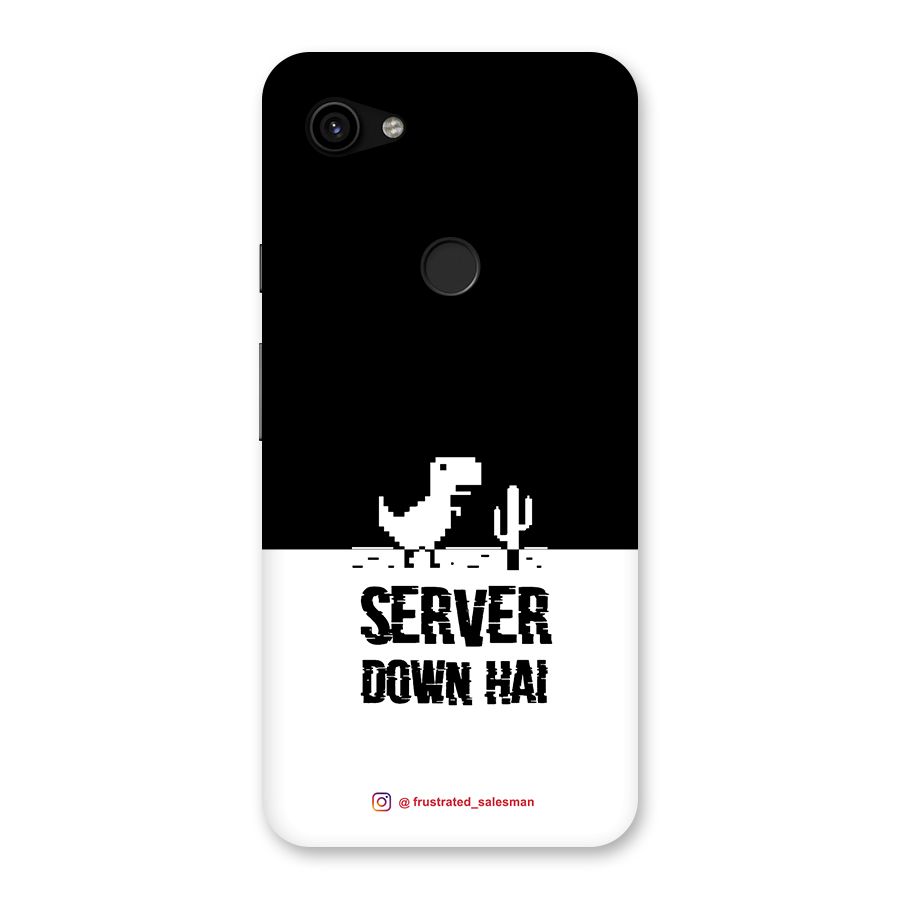 Server Down Hai Black Back Case for Google Pixel 3a XL