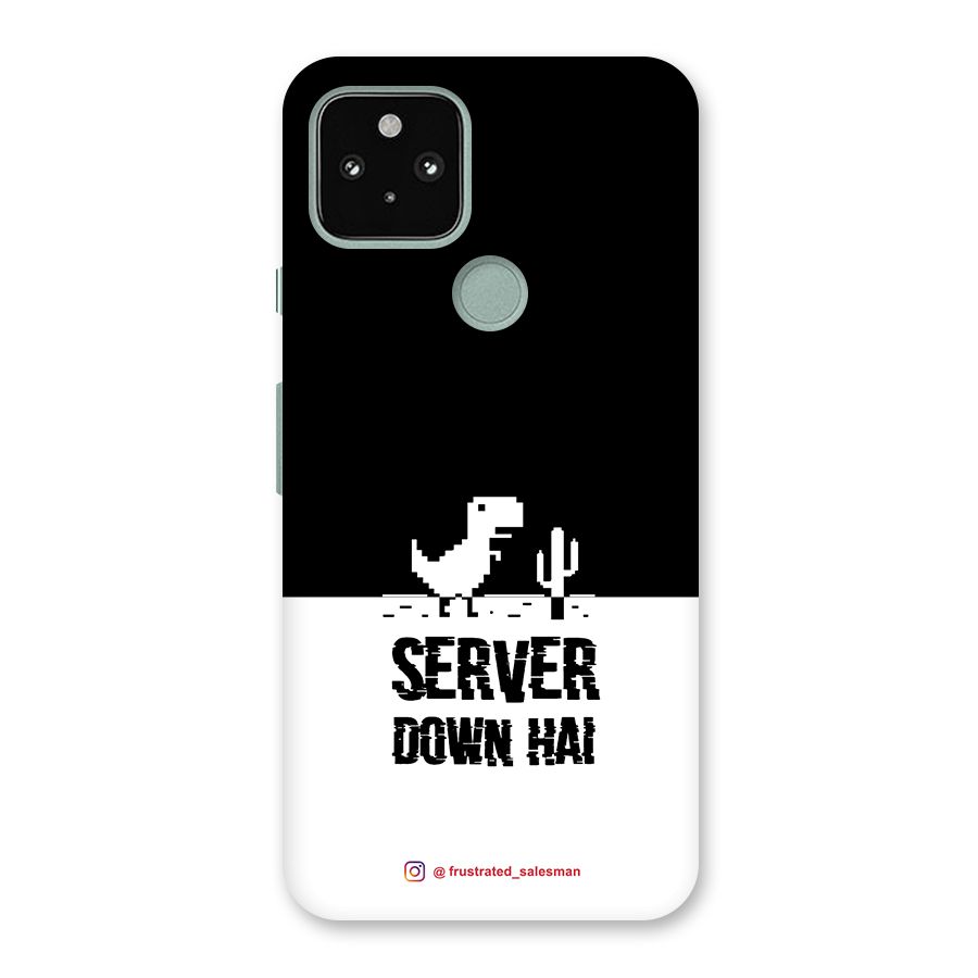 Server Down Hai Black Back Case for Google Pixel 5