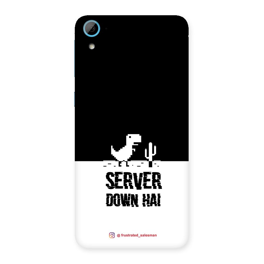 Server Down Hai Black Back Case for HTC Desire 826