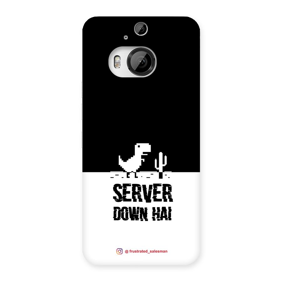 Server Down Hai Black Back Case for HTC One M9 Plus