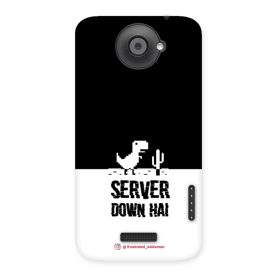 Server Down Hai Black Back Case for HTC One X