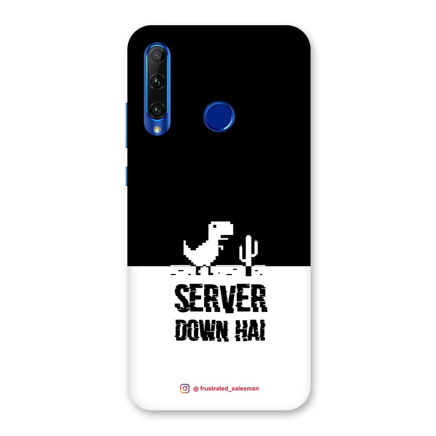 Server Down Hai Black Back Case for Honor 20i