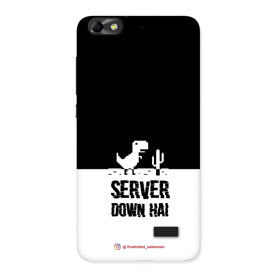 Server Down Hai Black Back Case for Honor 4C