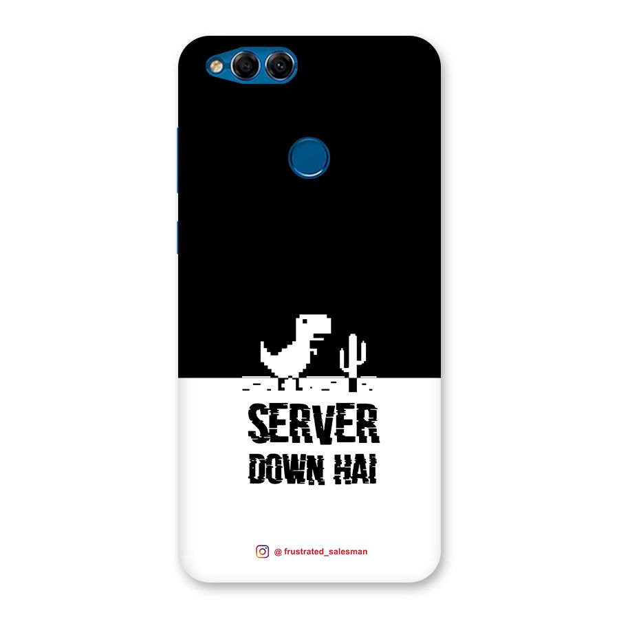 Server Down Hai Black Back Case for Honor 7X
