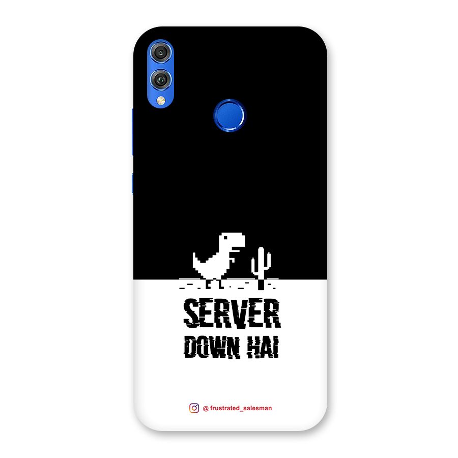Server Down Hai Black Back Case for Honor 8X