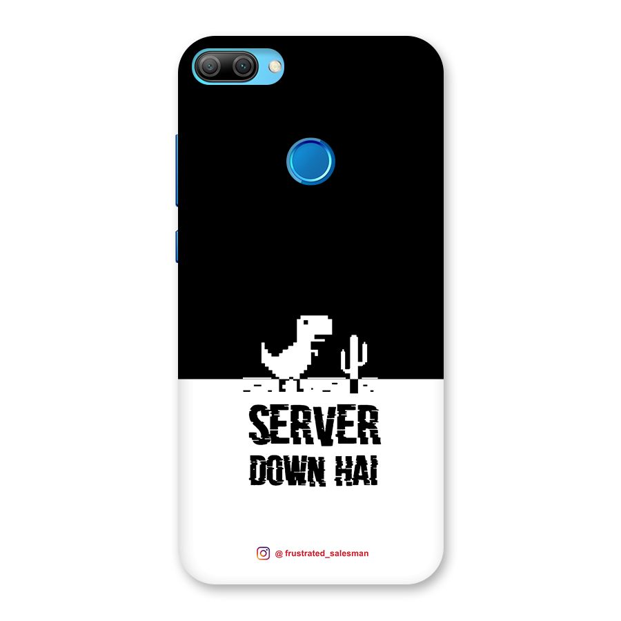 Server Down Hai Black Back Case for Honor 9N