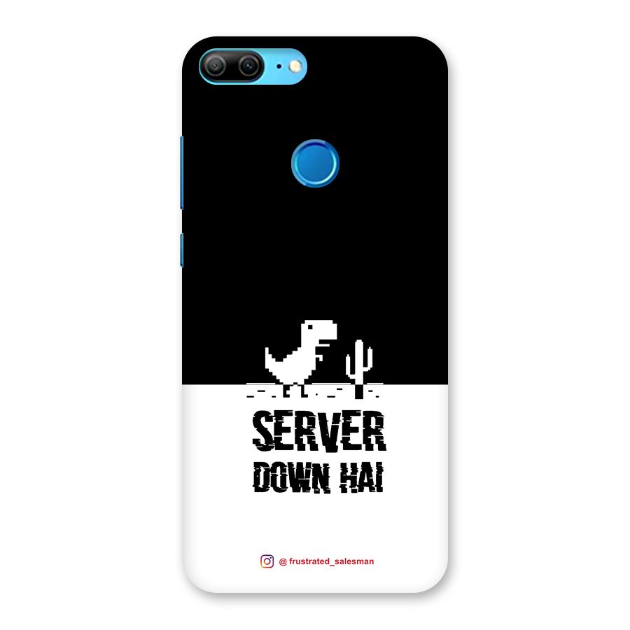 Server Down Hai Black Back Case for Honor 9 Lite